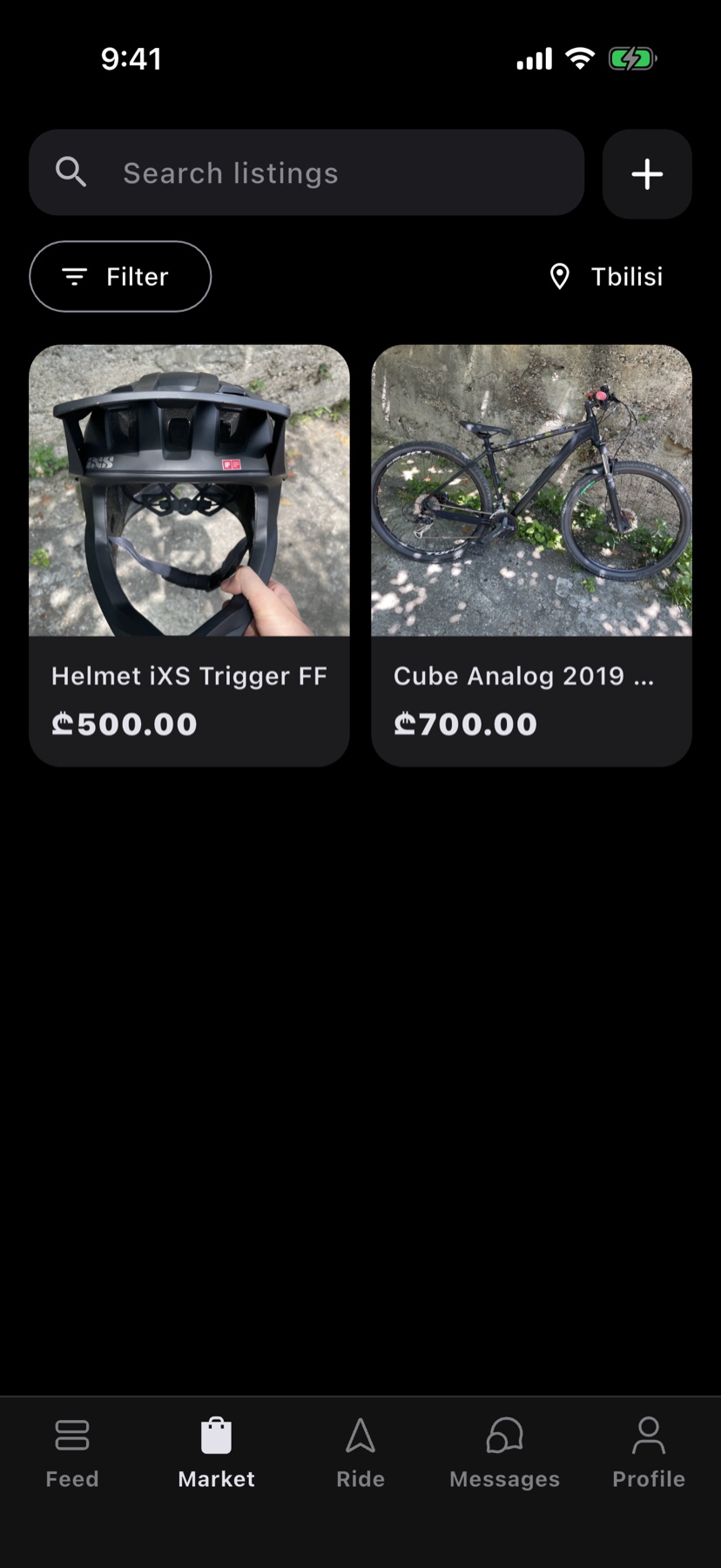 Listings near you, in your region's currency